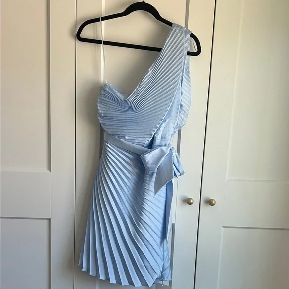 milly estie satin pleated dress MILLY Estie Satin Pleated Dress